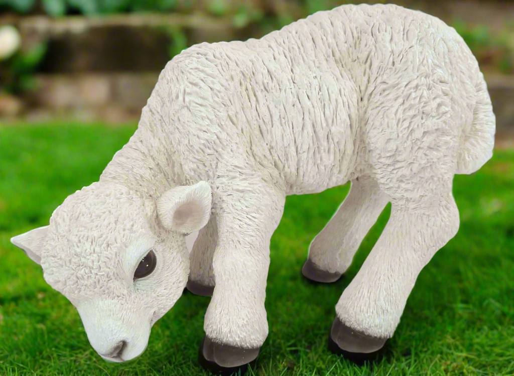 garden ornament lamb