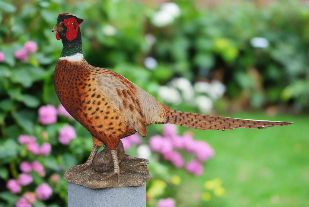 pheasant garden ornament